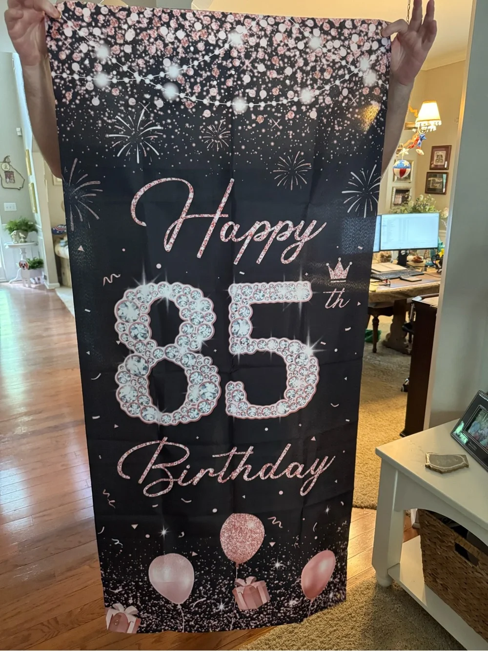 85th Birthday Pink and Rose Gold Party Decorations - 85th Birthday Set!